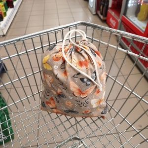 Bevásárlókocsi huzat, teljesen bélelt - baba - mama - utazási kellékek - bevásárlókocsi huzat - Meska.hu
