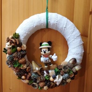 Mickey egeres koszorú - Meska.hu
