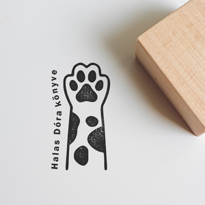 Ex libris pecsét, személyre szabható bélyegző, könyv nyomda - Cicakéz - könyv & zene - ex libris pecsét - Meska.hu