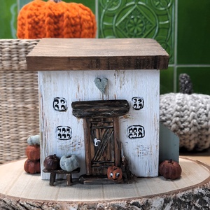Házikó dekoráció - Őszi hangulat - otthon & életmód - dekoráció - halloween - halloweeni dekoráció - Meska.hu