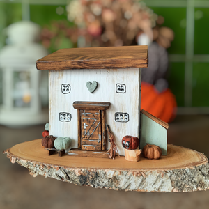 Házikó dekoráció - Őszi hangulat, Otthon & Életmód, Dekoráció, Halloween, Halloweeni dekoráció, Festett tárgyak, Famegmunkálás, MESKA