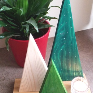 Karácsonyi erdő - karácsony - karácsonyi lakásdekoráció - karácsonyi lakásdíszek - Meska.hu