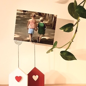 Házikó fényképtartó - (nemcsak) Valentin-napra - otthon & életmód - dekoráció - kép & falikép - képkeret - Meska.hu