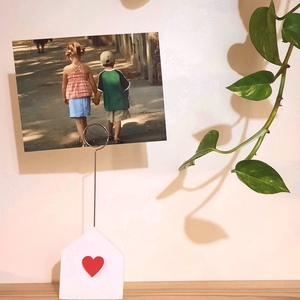 Házikó fényképtartó - (nemcsak) Valentin-napra - otthon & életmód - dekoráció - kép & falikép - képkeret - Meska.hu