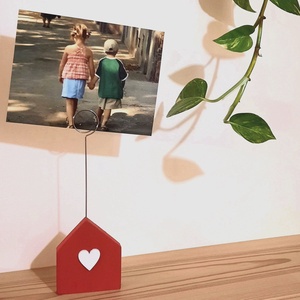 Házikó fényképtartó - (nemcsak) Valentin-napra - Meska.hu