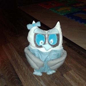 Távirányító tartó bagoly  - Meska.hu