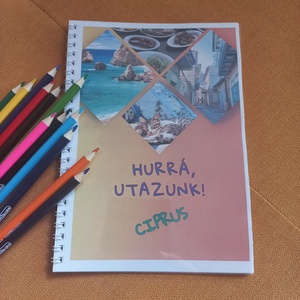 Foglalkoztatókönyv utazáshoz gyerekeknek sok érdekességgel, játékkal_Ciprus, Játék & Sport, Táblajáték és Kártyajáték, Utazójáték, , MESKA