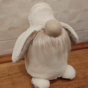 Lógófül húsvéti nyúl manó fehér - otthon & életmód - dekoráció - manók - Meska.hu