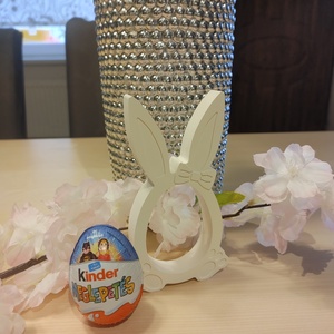 Kindertojást tartó, festhető húsvéti gipsz figura.       - ünnepi díszek, dekorációk - húsvéti díszek és dekorációk - húsvéti tojástartó - Meska.hu