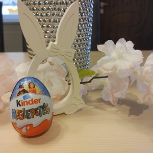 Kindertojást tartó, festhető húsvéti gipsz figura.       - ünnepi díszek, dekorációk - húsvéti díszek és dekorációk - húsvéti tojástartó - Meska.hu