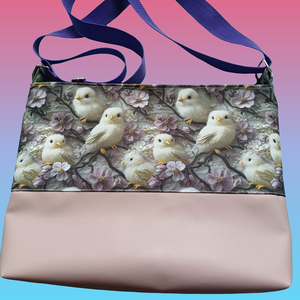 Clara crossbody táska madaras, Táska & Tok, Kézitáska & válltáska, Vállon átvethető táska, Varrás, MESKA