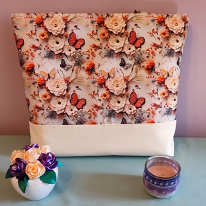 Kalifornia táska (narancsos), Táska & Tok, Kézitáska & válltáska, Alkalmi táska, Varrás, MESKA