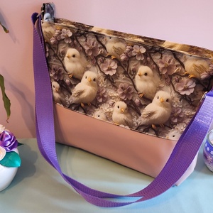 Clara crossbody táska madaras - táska & tok - kézitáska & válltáska - vállon átvethető táska - Meska.hu