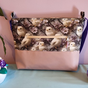 Clara crossbody táska madaras - táska & tok - kézitáska & válltáska - vállon átvethető táska - Meska.hu