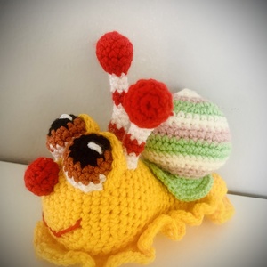 Csiga csigusz. Amigurumi - Meska.hu