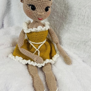 Balerina baba, Játék & Sport, Plüssállat & Játékfigura, Más figura, Baba-és bábkészítés, Horgolás, MESKA