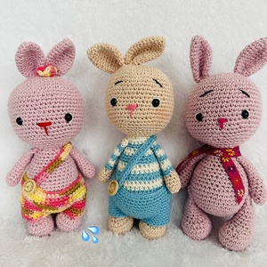 Nyuszi, nyuszikák, Játék & Sport, Plüssállat & Játékfigura, Róka, Horgolás, MESKA