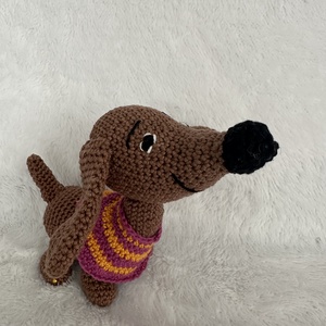 Tacskó kutyus - játék & sport - plüssállat & játékfigura - róka - Meska.hu