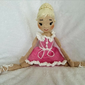 Balerina baba - játék & sport - plüssállat & játékfigura - ember - Meska.hu