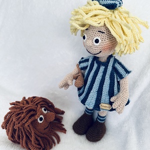 Picúr és Pompon, Játék & Sport, Plüssállat & Játékfigura, Plüss mesefigurák, Horgolás, MESKA