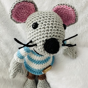 Rumini kisegér, Játék & Sport, Plüssállat & Játékfigura, Ember, Baba-és bábkészítés, Horgolás, MESKA