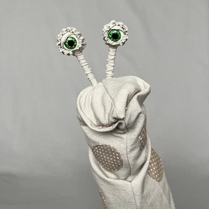 Csodacsiga báb - Türkiz - zöld - játék & sport - bábok - kesztyűbáb - Meska.hu