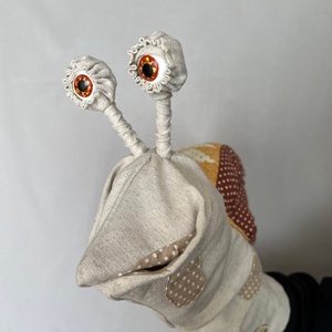 Csodacsiga báb - Barna, Játék & Sport, Bábok, Kesztyűbáb, Baba-és bábkészítés, Varrás, MESKA