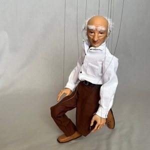 Bob öregúr marionett - játék & sport - bábok - marionett - Meska.hu