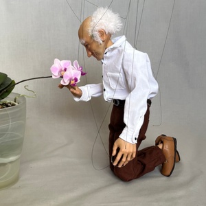 Bob öregúr marionett - játék & sport - bábok - marionett - Meska.hu