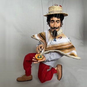 Pedro lepkefogó marionett - játék & sport - bábok - marionett - Meska.hu