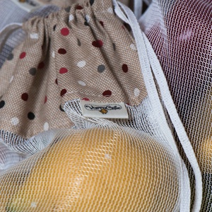 Textil zacskó csomag - S,M,L - Színes pöttyös -  - Meska.hu