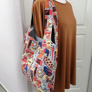 Rerto mintás válltáska - táska & tok - bevásárlás & shopper táska - shopper, textiltáska, szatyor - Meska.hu