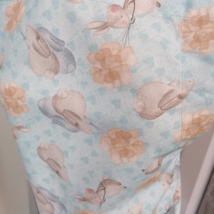 Anya-lánya nyuszis kötény - otthon & életmód - konyhafelszerelés, tálalás - konyhai textil - kötény - Meska.hu