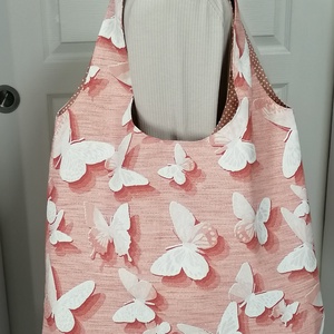 Pillangós válltáska, Táska & Tok, Bevásárlás & Shopper táska, Shopper, textiltáska, szatyor, Varrás, MESKA