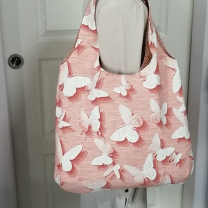 Pillangós válltáska - táska & tok - bevásárlás & shopper táska - shopper, textiltáska, szatyor - Meska.hu