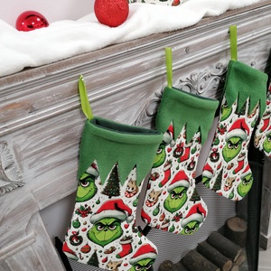 Grincses karácsonyi csizma - karácsony - karácsonyi lakásdekoráció - karácsonyi lakásdíszek - Meska.hu