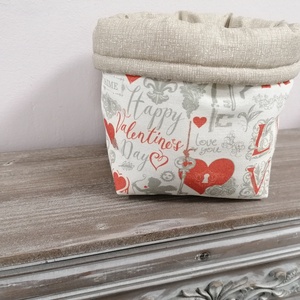 Valentin napi tároló  - otthon & életmód - tárolás & rendszerezés - tárolókosár - Meska.hu