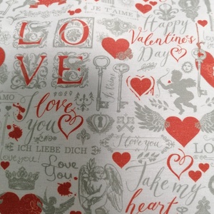 Válltáska Valentin napra - táska & tok - bevásárlás & shopper táska - shopper, textiltáska, szatyor - Meska.hu