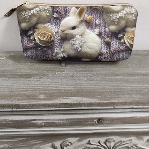 Nyuszis tolltartó, Otthon & Életmód, Papír, írószer, Tolltartó & Ceruzatekercs, , MESKA