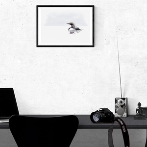 Öreg nászruhás kurili búvár A4 giclée művészeti nyomat - otthon & életmód - dekoráció - kép & falikép - kép & falikép - Meska.hu