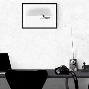 Öreg nászruhás sarki búvár A4 giclée művészeti nyomat - otthon & életmód - dekoráció - kép & falikép - kép & falikép - Meska.hu