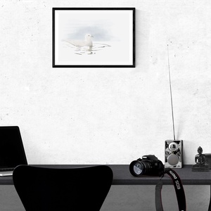 Öreg nászruhás hósirály A4 giclée művészeti nyomat - otthon & életmód - dekoráció - kép & falikép - kép & falikép - Meska.hu