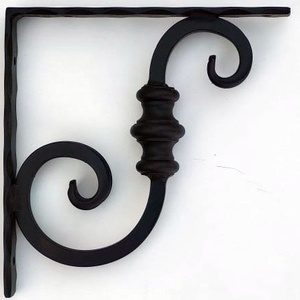 Kovácsoltvas polctartó - 210x210 mm, Otthon & Életmód, Bútor, Polc, Fémmegmunkálás, MESKA