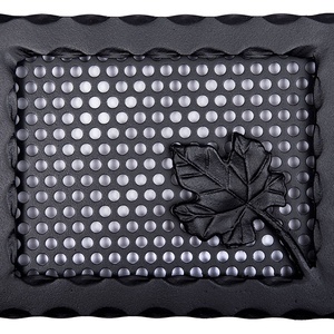 Kovácsoltvas kandalló szellőzőrács szőlőleveles - 250 x 200 mm, Otthon & Életmód, Ház & Kert, Kandalló tartozék, Fémmegmunkálás, MESKA