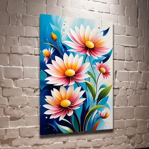 Színes virágok  Margaréta  virágos falikép.  Vászonkép 40x60 cm, Otthon & Életmód, Dekoráció, Kép & Falikép, Vászonkép, Fotó, grafika, rajz, illusztráció, MESKA