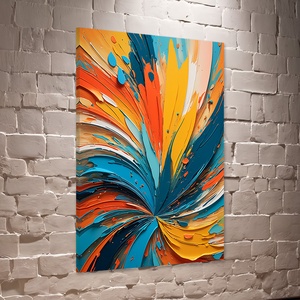 Színes ecsetvonások 2 - absztrakt falikép - vászonkép 40x60 cm, Otthon & Életmód, Dekoráció, Kép & Falikép, Vászonkép, Fotó, grafika, rajz, illusztráció, MESKA