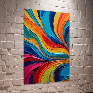 Színes ecsetvonások 3 - absztrakt falikép - vászonkép 40x60 cm, Otthon & Életmód, Dekoráció, Kép & Falikép, Vászonkép, Fotó, grafika, rajz, illusztráció, MESKA