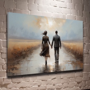 Séta eső után falikép � vászonkép 60x40 cm - Valentin napi akció, Otthon & Életmód, Dekoráció, Kép & Falikép, Vászonkép, Fotó, grafika, rajz, illusztráció, MESKA