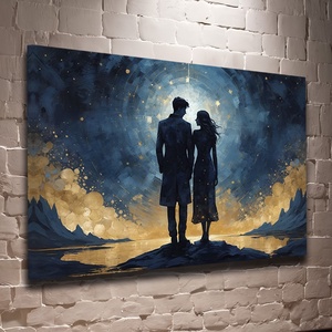 Csillagos éjszaka romantikája falikép � vászonkép 60x40 cm - Valentin napi akció, Otthon & Életmód, Dekoráció, Kép & Falikép, Vászonkép, Fotó, grafika, rajz, illusztráció, MESKA