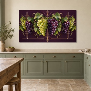 Szőlőszimfónia prémium vászonkép falikép konyhába - vászonkép 40x23 cm - otthon & életmód - dekoráció - kép & falikép - vászonkép - Meska.hu